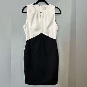 Ted baker, black, and white dress